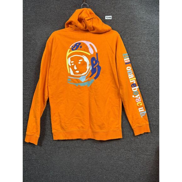 Billionaire Boys Club Hoodie Sweatpants Set Mens Small Orange Astronaut Logo - Picture 4 of 15